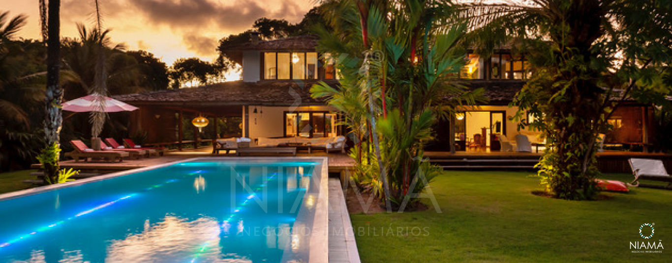 casa de luxo na praia de itapororoca em trancoso