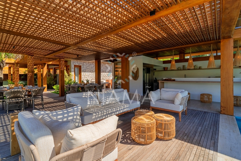 casa de luxo no condominio terravista golf trancoso