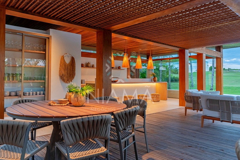 casa de luxo no condominio terravista golf trancoso