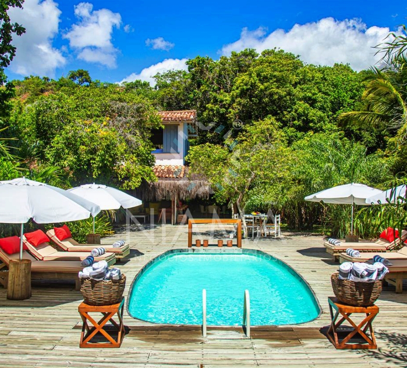 casa na praia em condominio trancoso