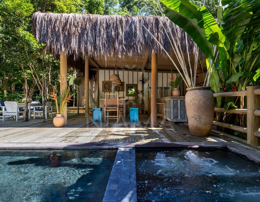 aluguel de casas de luxo quadrado em trancoso